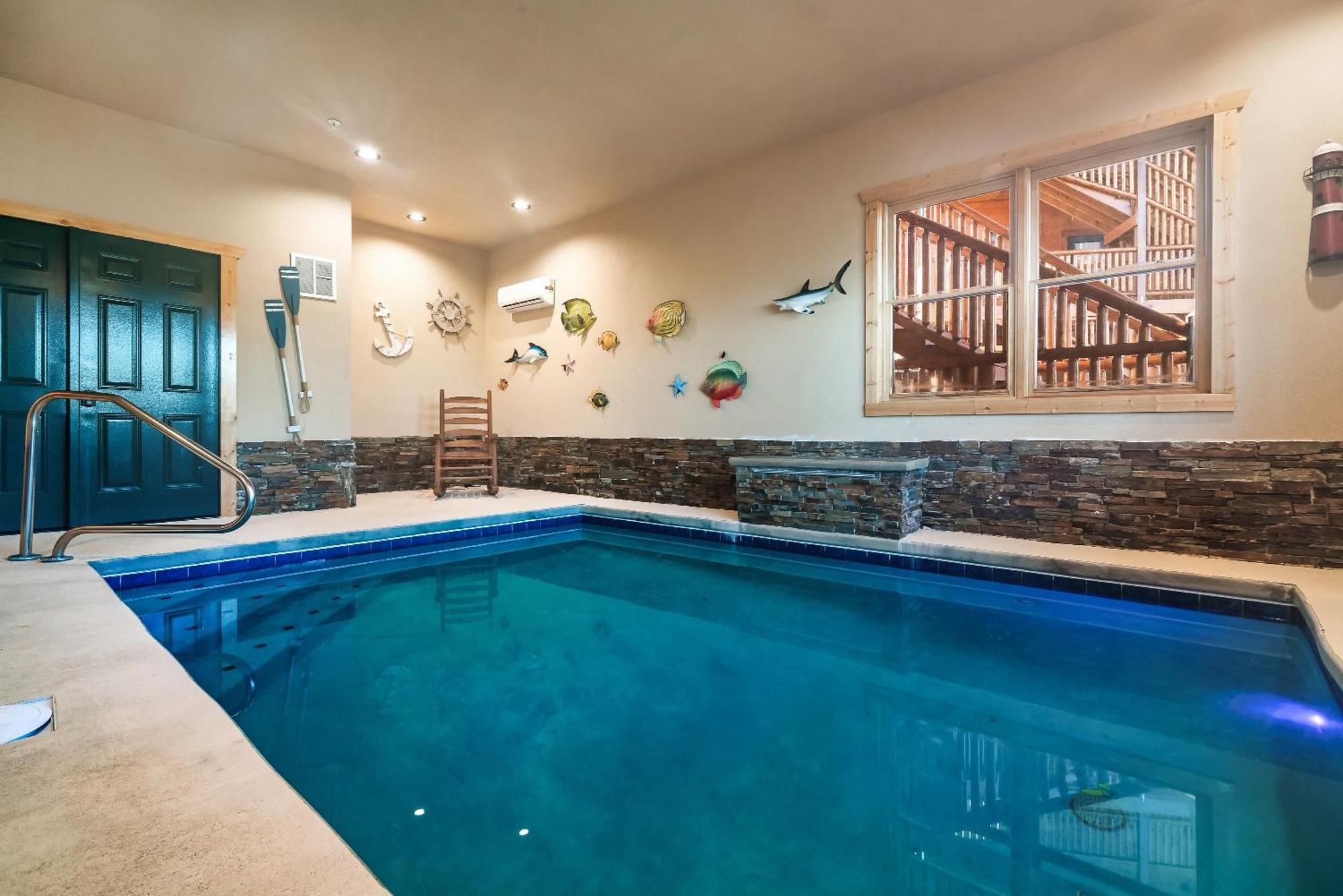 Full Equipped Cabin With A Pool And Game Room Smokies Views Гатлинбург Экстерьер фото