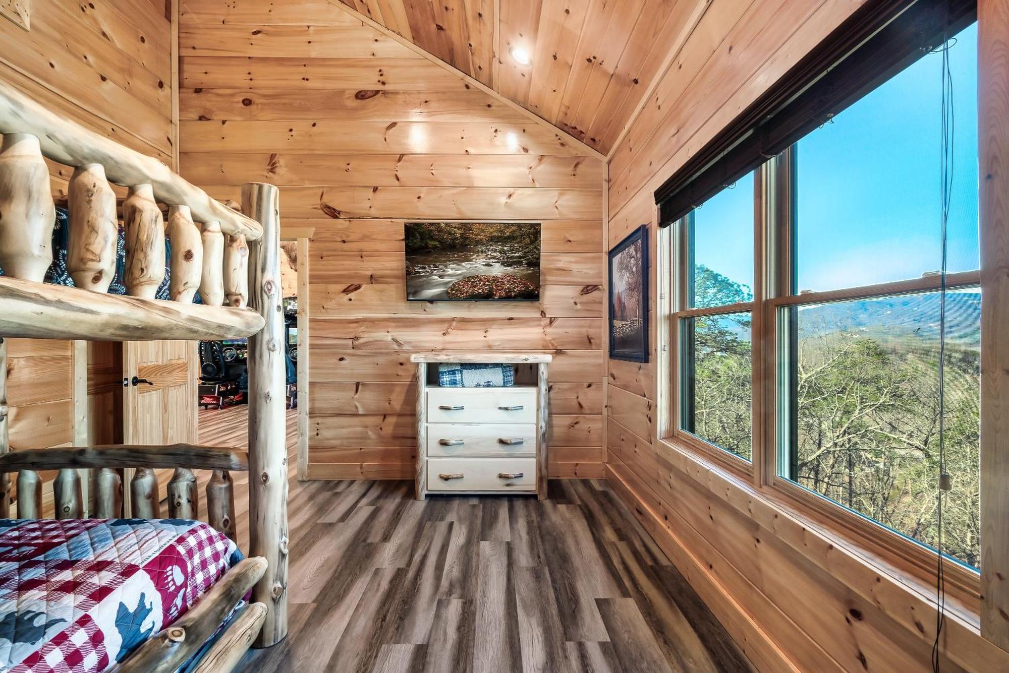 Full Equipped Cabin With A Pool And Game Room Smokies Views Гатлинбург Экстерьер фото